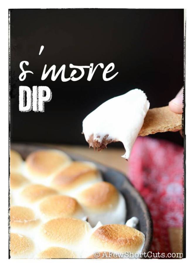 I found this super easy s'more recipe at Afewshortcuts.com. I love my cast iron skillet, and if you don't own one, I definitely recommend you buy one! | lookingjoligood.woordpress.com