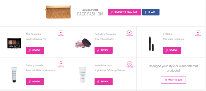 September Ipsy Glam Bag | lookingjoligood.wordpress.com