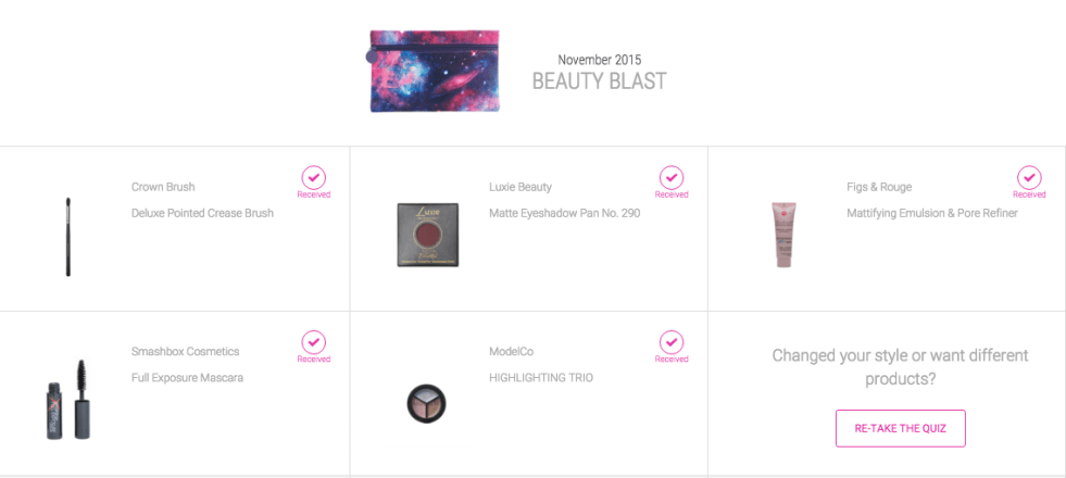 November Ipsy Glam bag | lookingjoligood.wordpress.com