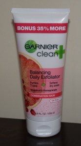 Garnier Clean + Balancing Daily Exfoliator for Combination Skin | lookingjoligood.wordpress.com