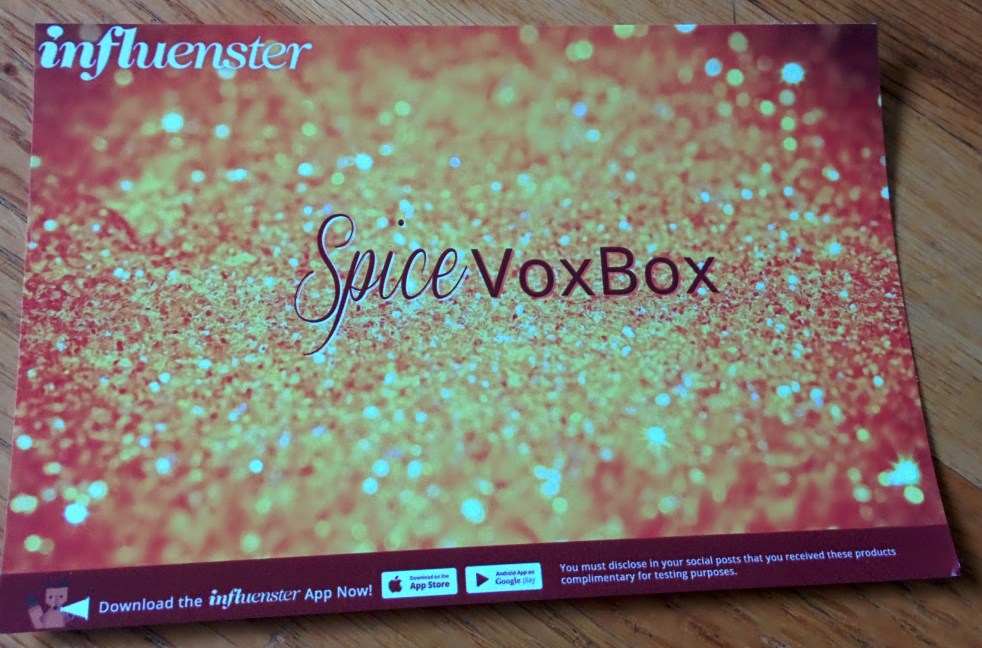 Spice Vox Box | lookingjoligood.wordpress.com