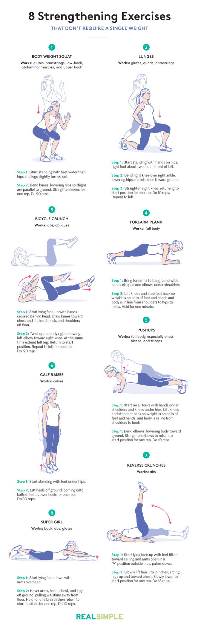 Body weight exercises | lookingjoligood.wordpress.com