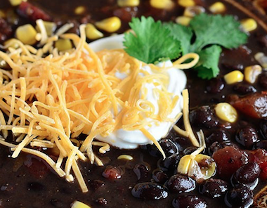 Hearty Black Bean Soup | lookingjoligood.wordpress.com