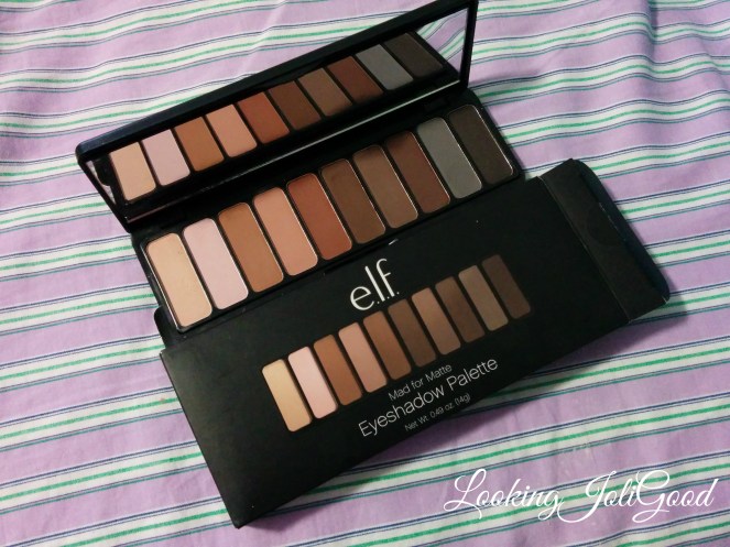 e.l.f. Eyeshadow Palette -Mad for Matte | lookingjoligood.wordpress.com