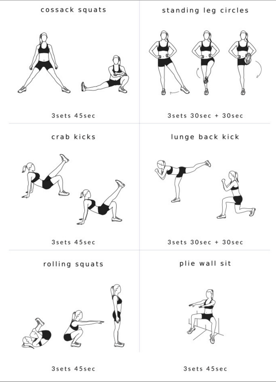 29 MINUTE LEG CIRCUIT FOR WOMEN | lookingjoligood.wordpress.com