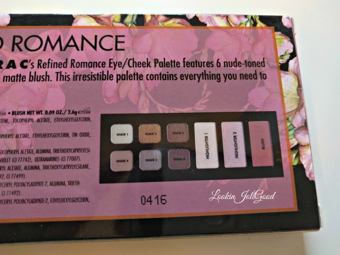 Lorac Refined Romance Eyecheek Palette packaging | lookingjoligood.wrodpress.com