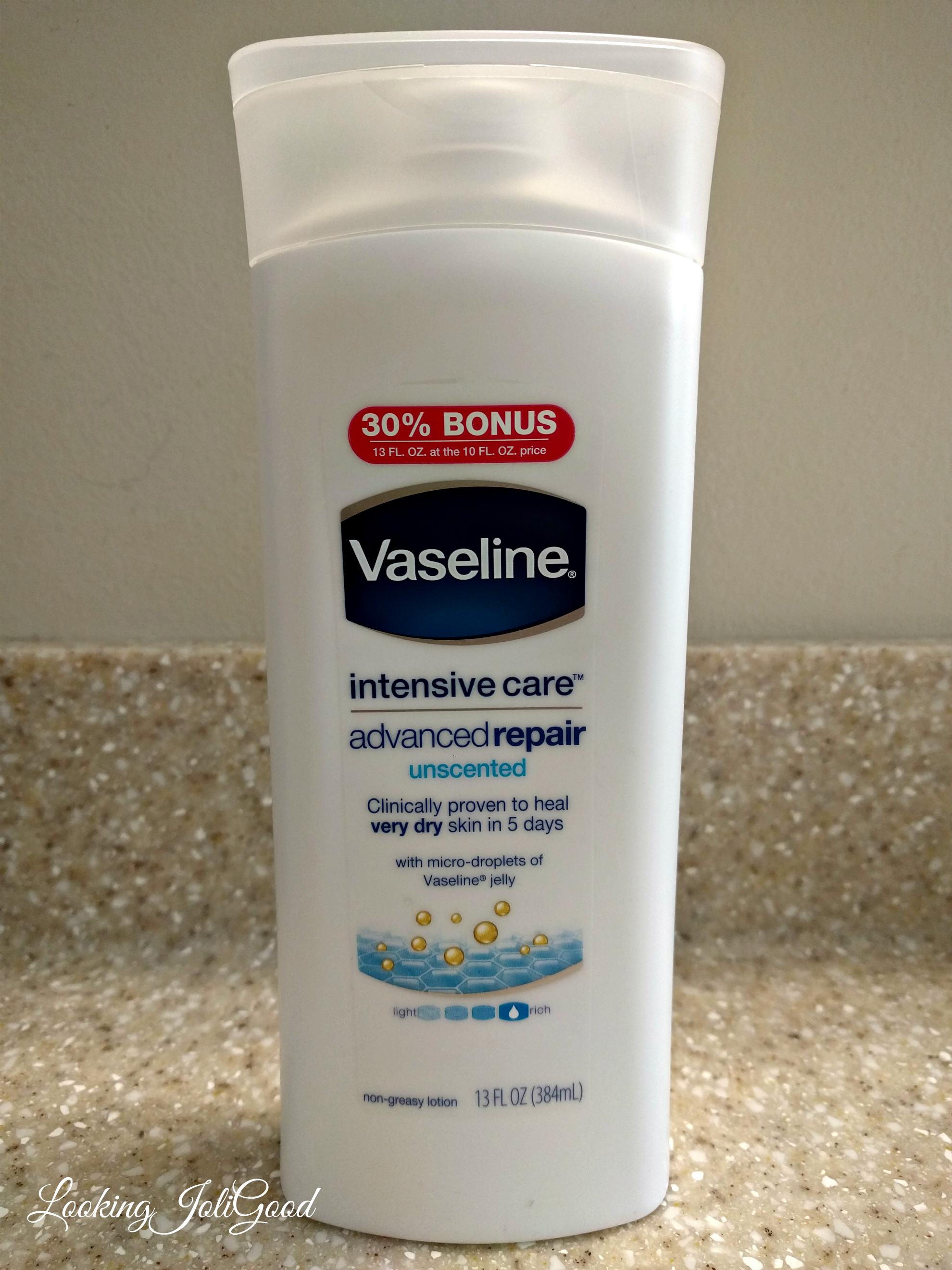 Vaseline Intensive Care Advanced Repair Unscented Lotion | lookingjoligood.wordpress.com