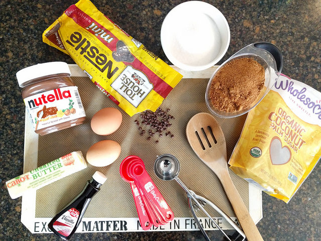 sea salt Nutella chocolate chip cookies | lookingjoligood.wordpress.com