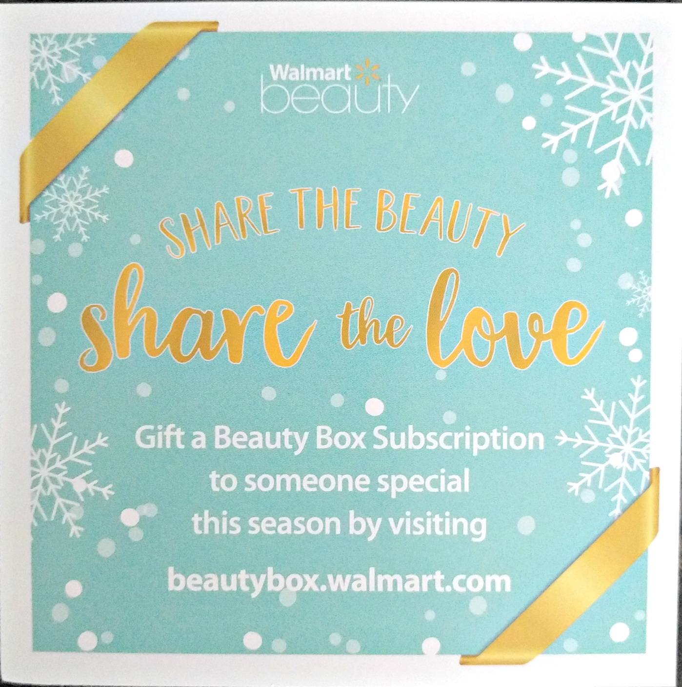 walmart bueauty box gift box | lookingjoligood.wordpress.com