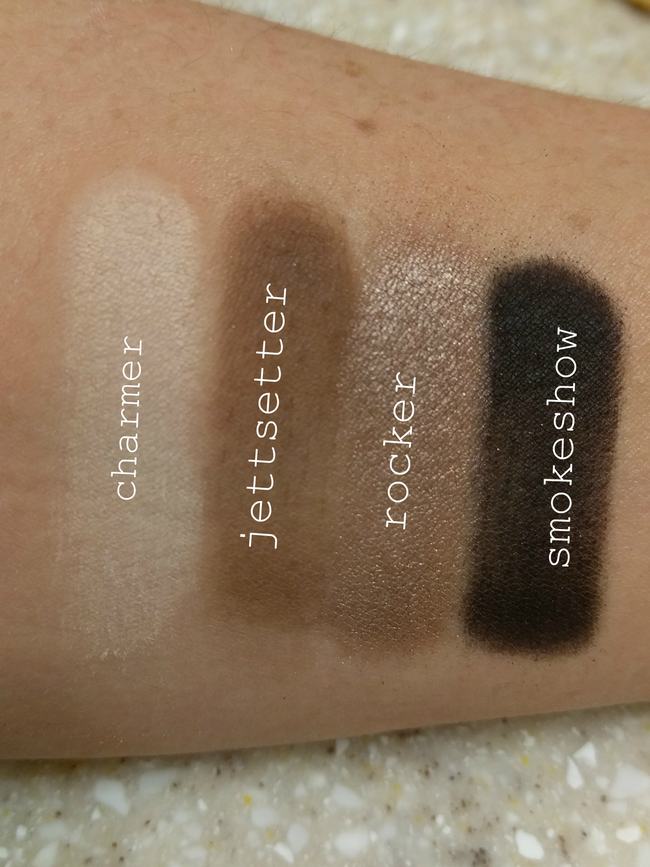 top row tartlette in bloom palette swatches | lookingjoligood.wordpress.com