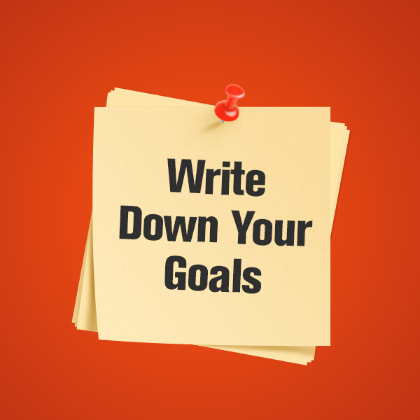 write down your goals | lookingjoligood.wordpress.com