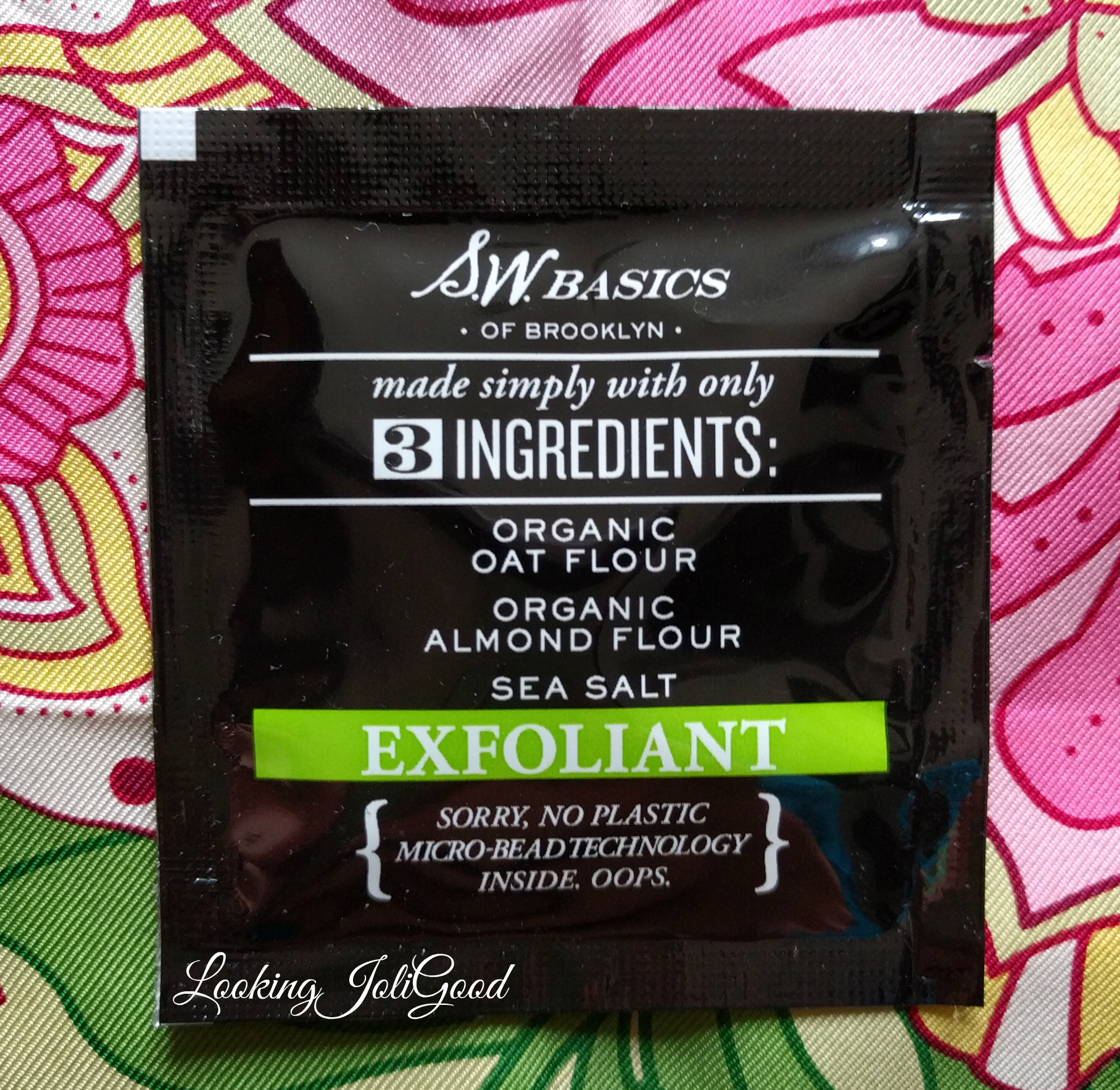 s. w. basics exfoliant | lookingjoligood.wordpress.com