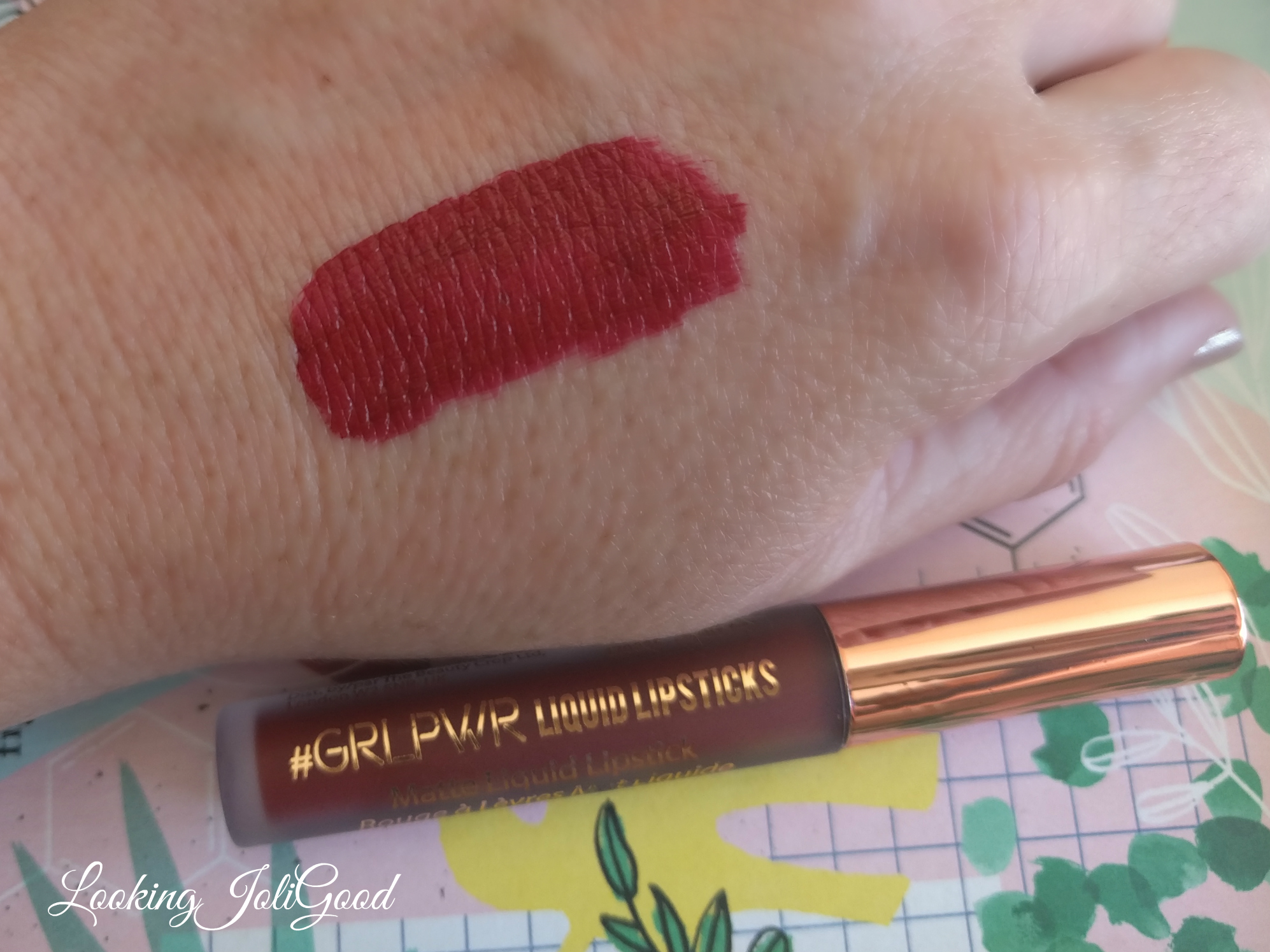 grlpwr liquid lipstick birchbox | lookingjoligood.blog