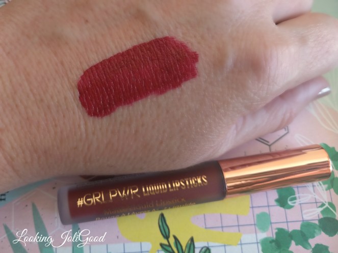 grlpwr liquid lipstick birchbox | lookingjoligood.blog