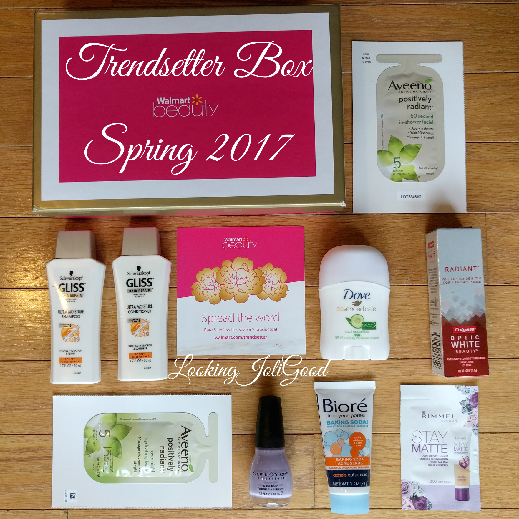 Walmart Beauty Box Trendsetter Box Spring 2017 | lookingjoligood.blog