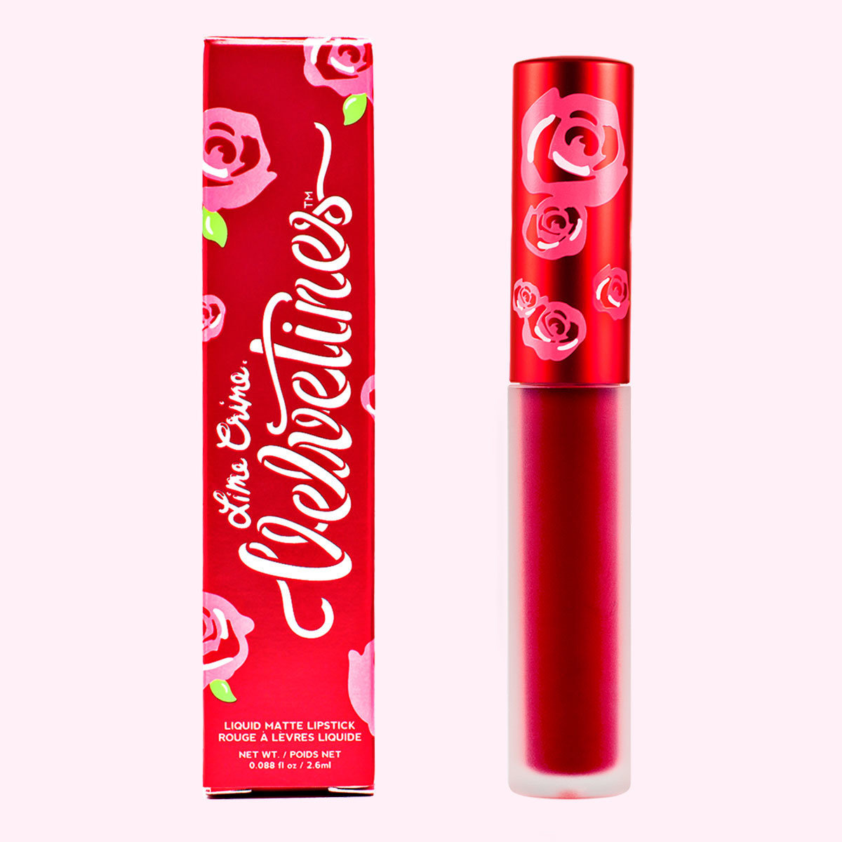 Lime Crime Velvetine in red rose | lookingjoligood.blog