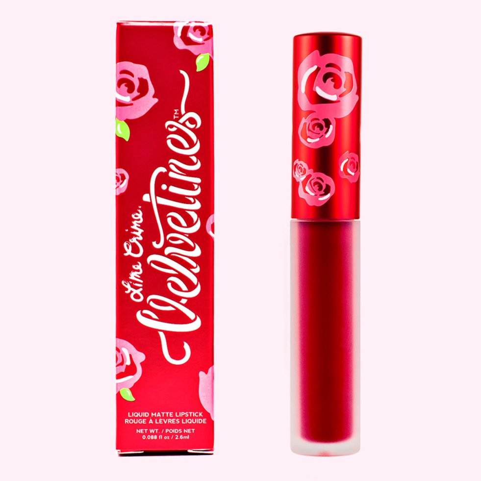Lime Crime Velvetine in red rose | lookingjoligood.blog