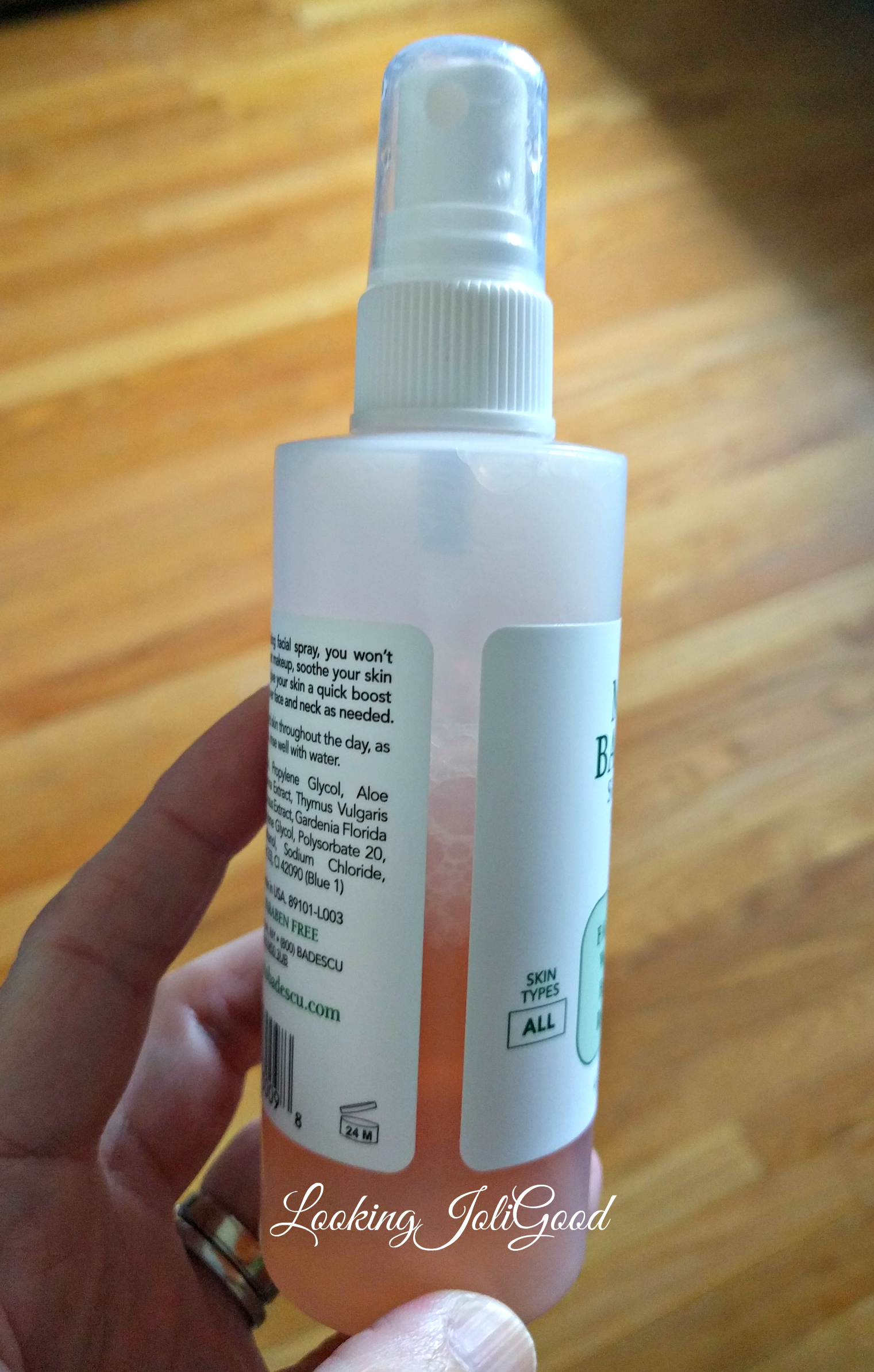 Mario Badescu facial spray | lookingjoligood.blog