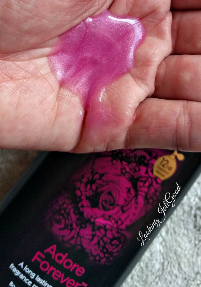 sparkles “fragrance touch technology” Caress Forever Body Wash | lookingjoligood.blog