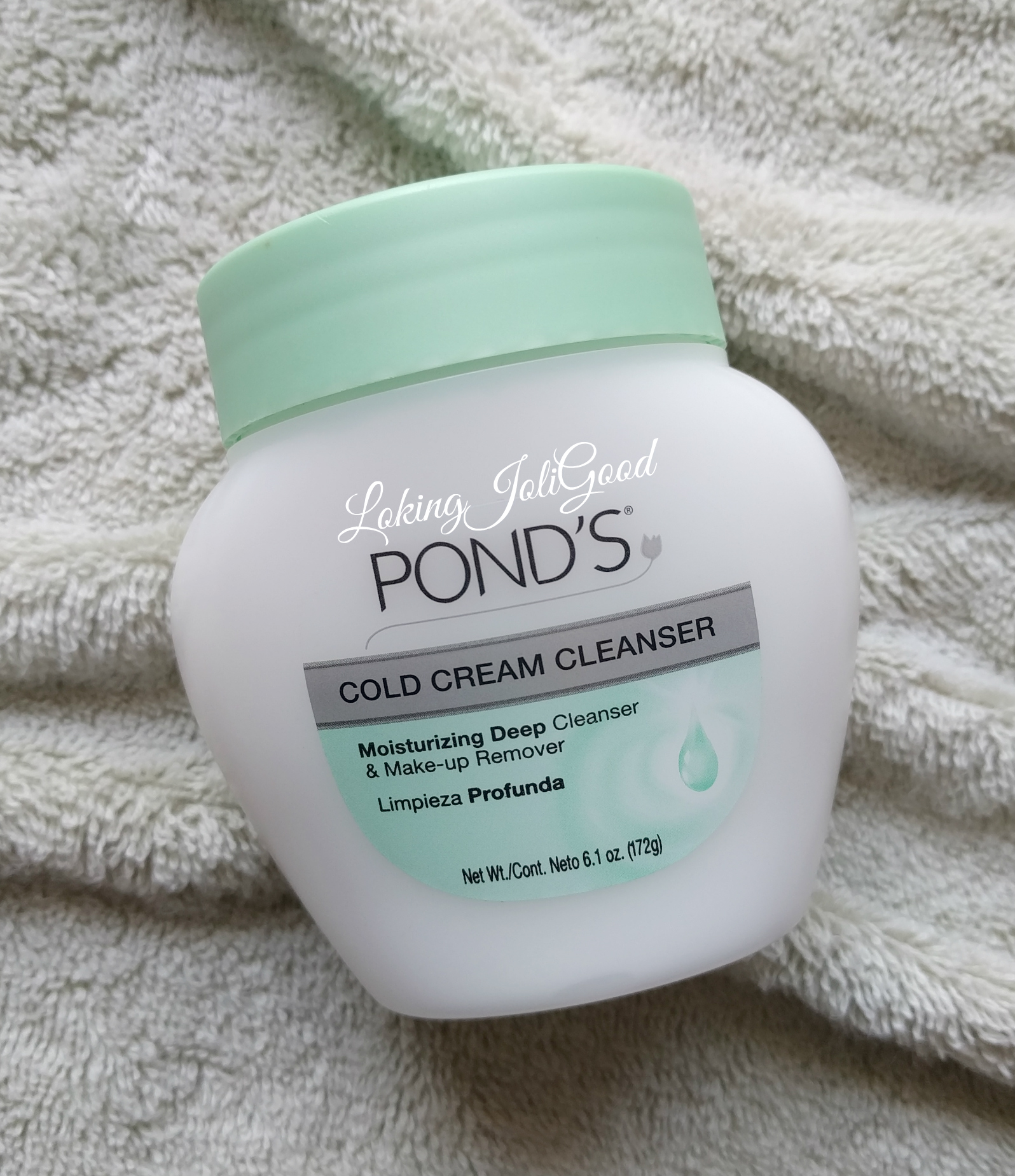 pond's cold cream cleanser | lookingjoligood.blog
