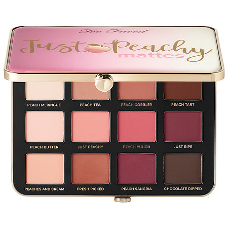 TOO FACED Just Peachy Velvet Matte Eye Shadow Palette – Peaches and Cream Collection |lookingjoligood.blog