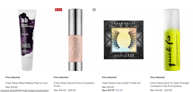 Nordstrom Urban decay sale | lookingjoligood.blog