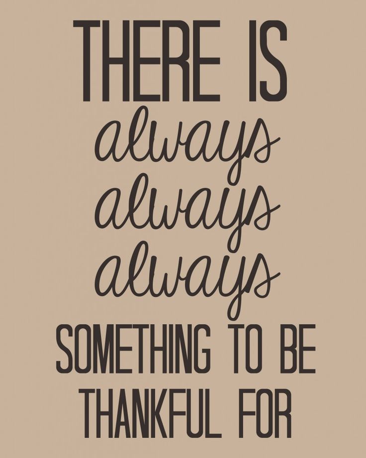 always thankful