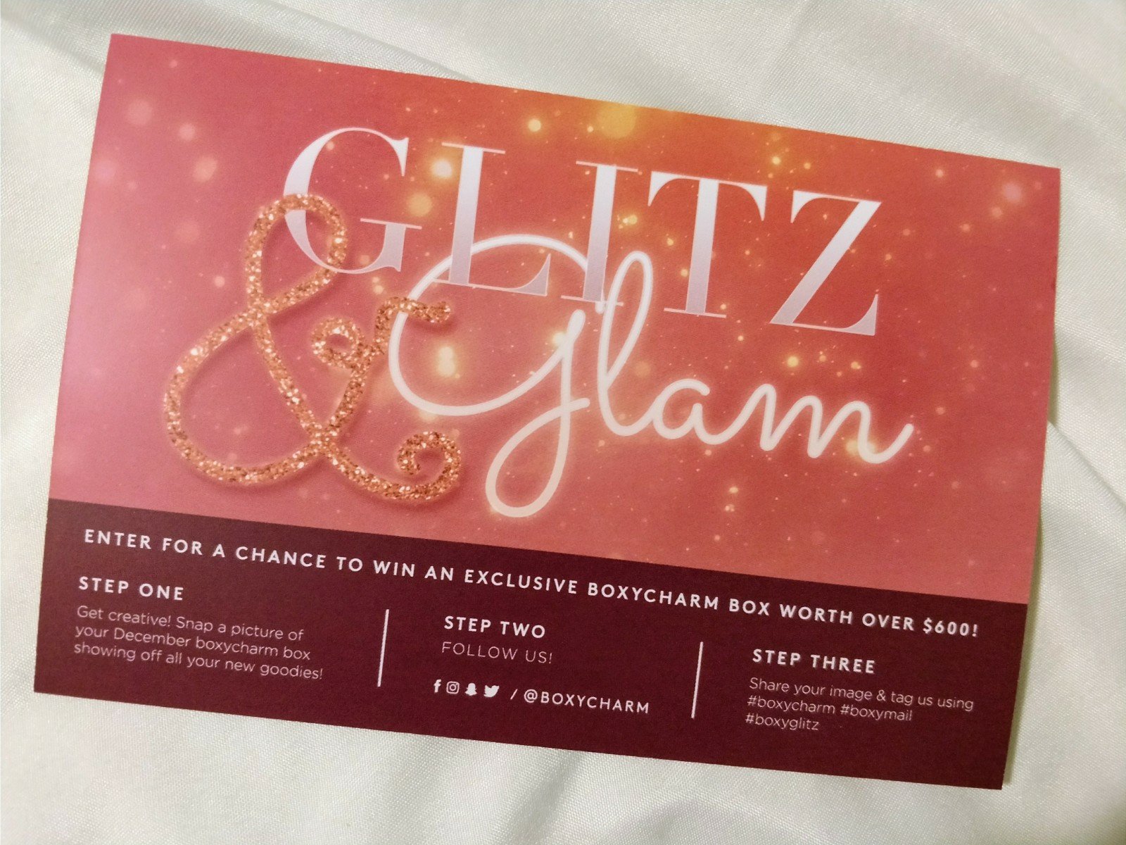 Boxycharm December 2017 | lookingjoligood.blog