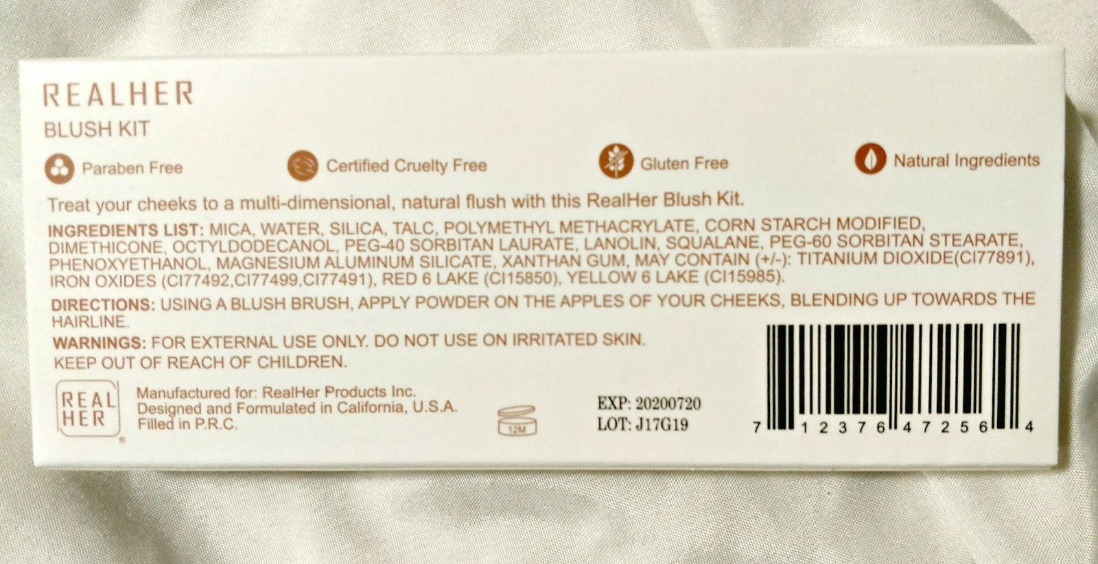 real her blush kit Boxycharm December 2017 | lookingjoligood.blog