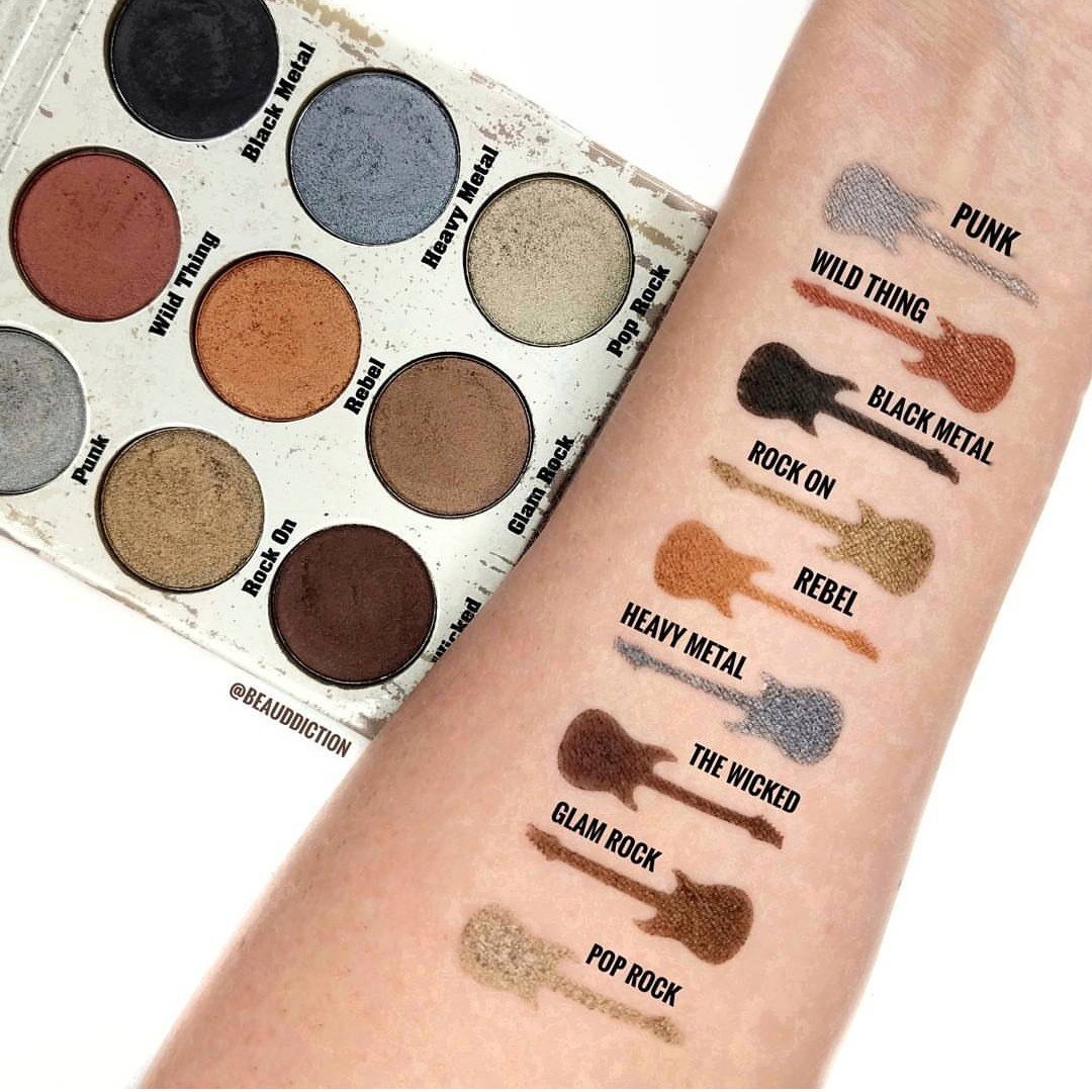 Crown Pro - Glam Metals Palette swatches | lookingjoligood.blog