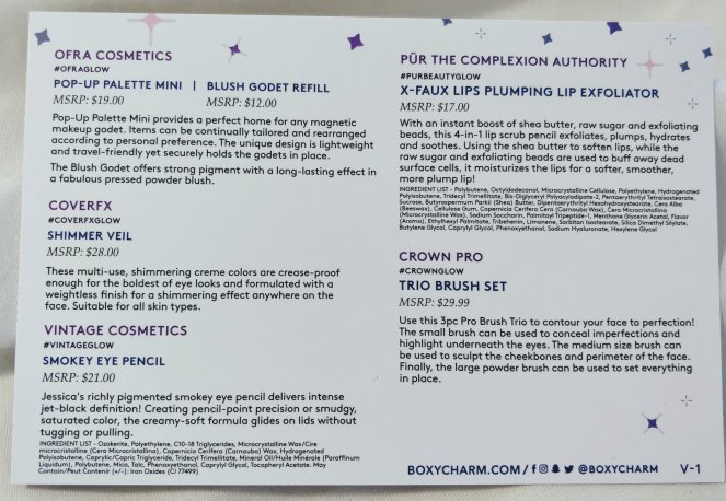 boxycharm february 2018 | lookingjoligood.blog