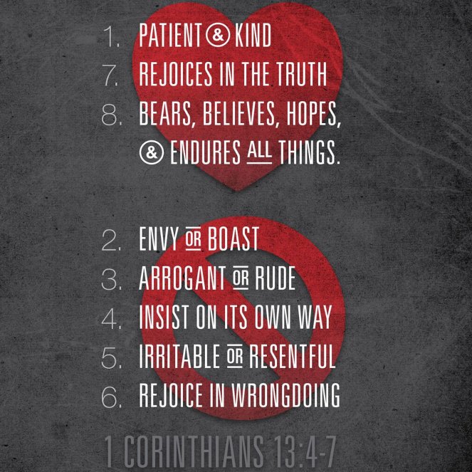 1 Corinthians 13:4-7 | lookingjoligood.blog