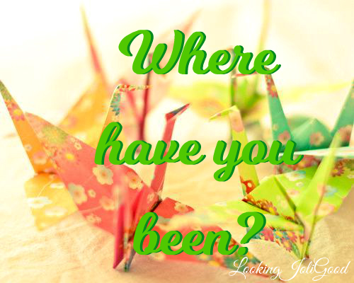 Where have you been? | lookingjoligood.blog