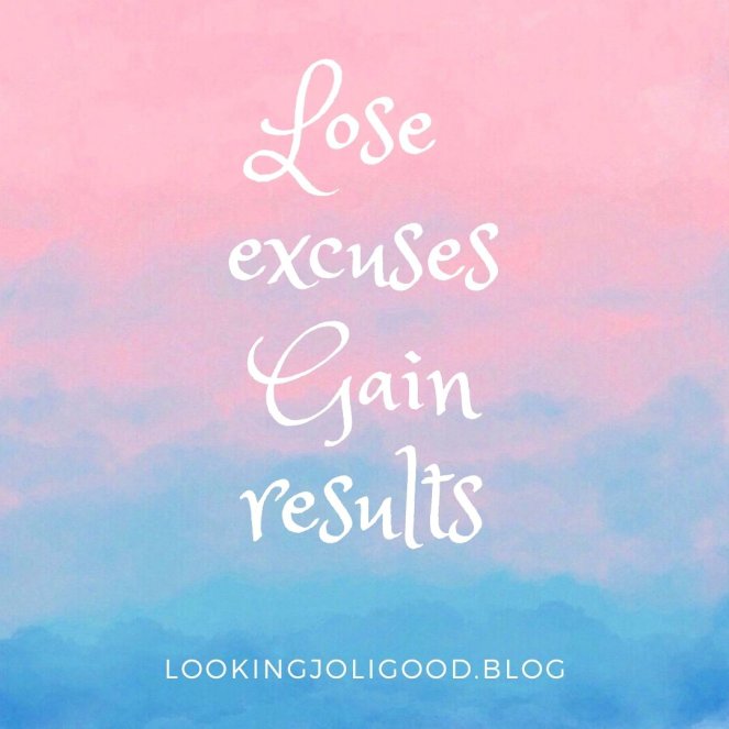 I love to make excuses for myself. I am often my own worst enemy. But when I stop with the excuses and just do what I know I need to be doing it is amazing how much of a difference it makes. I'm not even talking about weight loss and exercising, I'm talking about everything: mental, physical and spiritual health. 2 Corinthians 12:9 says, "My grace is sufficient for you, for my power is made perfect in weakness” My weaknesses are simply opportunities for Jesus to reveal His grace in my life. The Bible tells us that in Romans 8:37 that we are more than conquerors through Jesus Christ, not leaving much room for excuses...