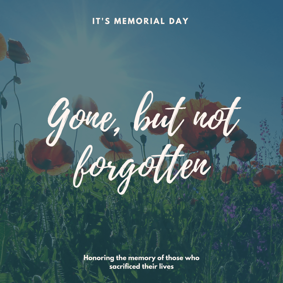 Memorial day | lookingjoligood.blog