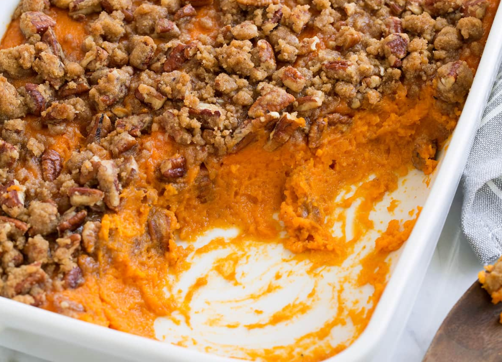 Sweet potato casserole | lookingjoligood.blog