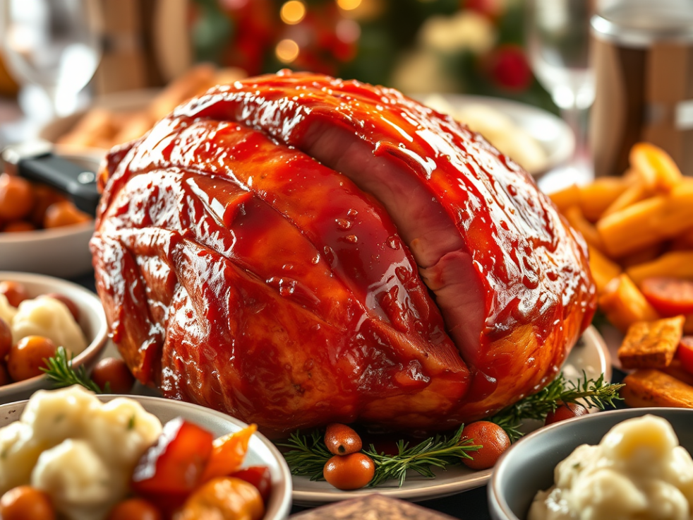 Dr pepper glazed ham | lookingjoligood.blog